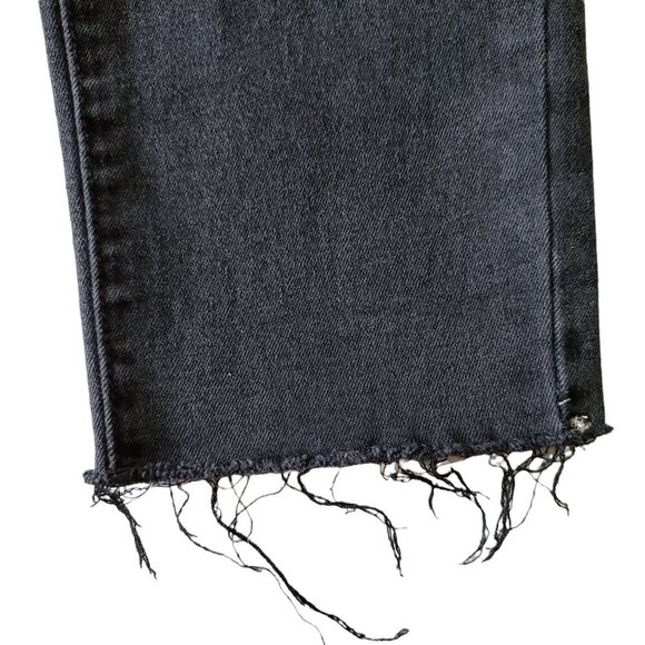 91 Cotton On High Grazer Skinny High Rise Distressed Black Jeans - Picture 4 of 11